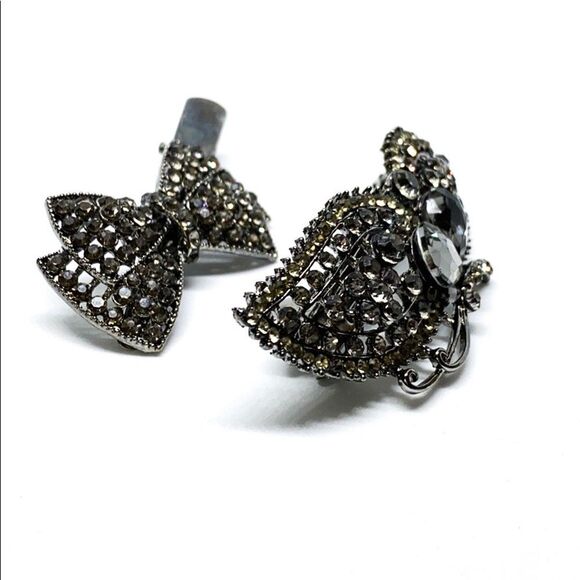 Beautiful Rhinestone Butterfly and Bow hair Clips main image 7
